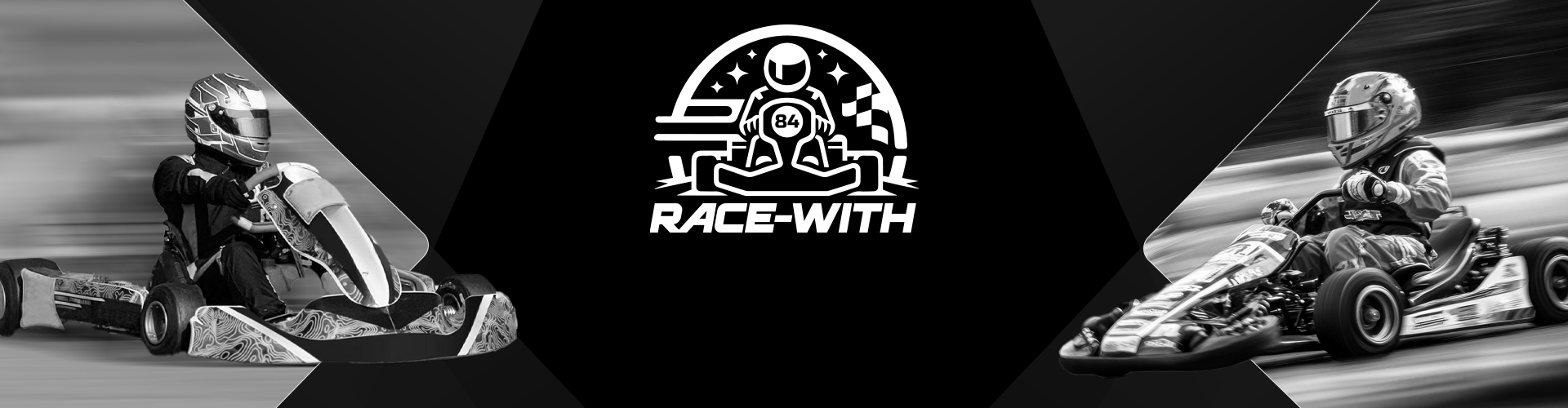 Bannière karting RaceWith